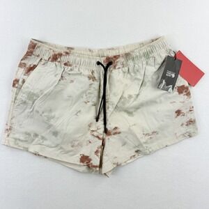 Mountain Hardwear Stryder Outdoor Hike Swim Short‎ Size M Women Nebula Dye NEW